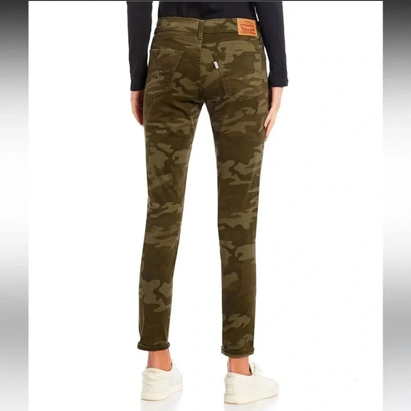 Levi's® 711 Camo Crop Ankle Skinny Jeans Size 29 - Picture 2 of 14